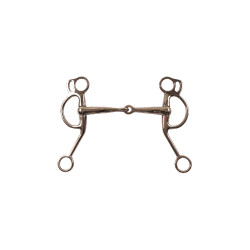 Mors Western Inox met Gebogen Takken en D-ringen Pool's
