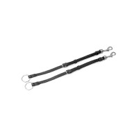 Leren Martingaalvork Double Supreme Zwart