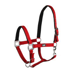 Nylon Supreme Halster met Zachte Voering, Neusriem en Bovensluiting
