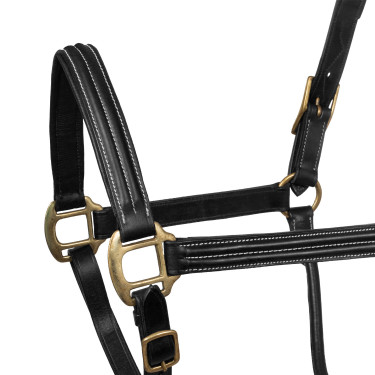 Lederen Halster Triple Supreme Zwart