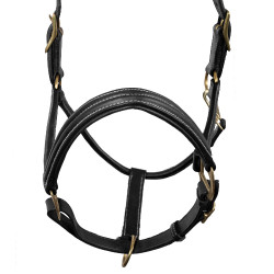 Lederen Halster Triple Supreme Zwart