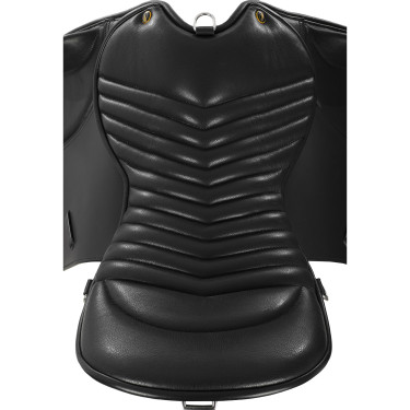 Trektochtzadel Chetak van Supreme Leer Zwart