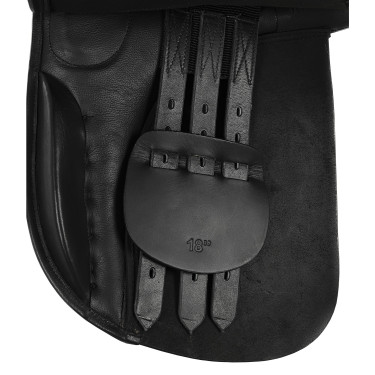 Trektochtzadel Chetak van Supreme Leer Zwart