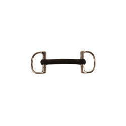 Mors D Ring Plein en Hard Rubber Umbria Equitazione