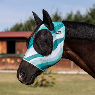 Masque Anti-Mouches en Lycra avec Couvre-Oreilles Pro-Tech Abstrait