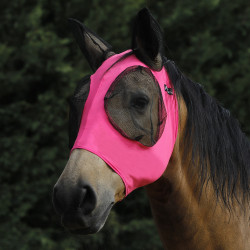 Anti-vliegenmasker van Lycra met Oorbedekking Tech Pro-Tech Warm roze