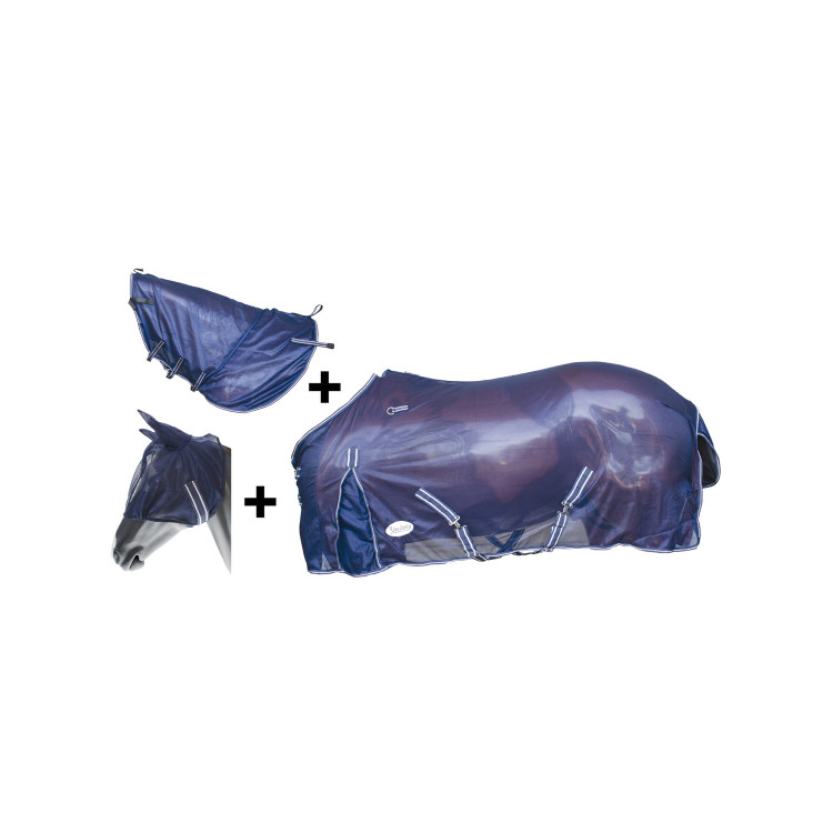Netdeken met Halsstuk en Masker Model Viana Umbria Equitazione