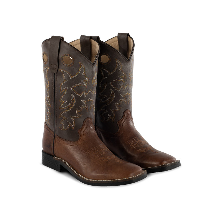 Westernlaarzen Kind Model Square Brown/Choco Pool's