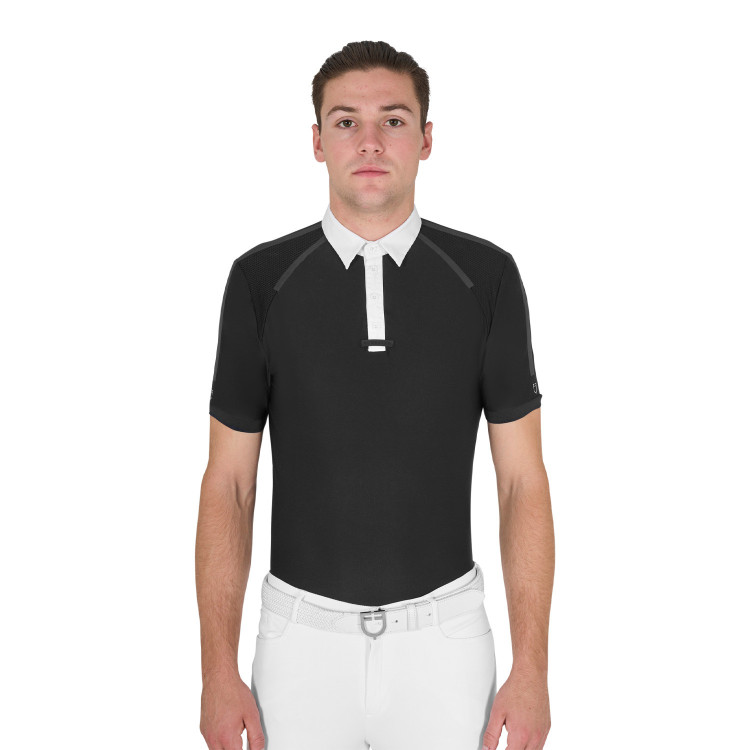 Wedstrijdpolo Heren Korte Mouwen met Knopen Equestro Wedstrijdpolo Heren Korte Mouwen met Knopen Equestro