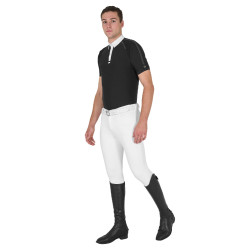 Wedstrijdpolo Heren Korte Mouwen met Knopen Equestro Wedstrijdpolo Heren Korte Mouwen met Knopen Equestro