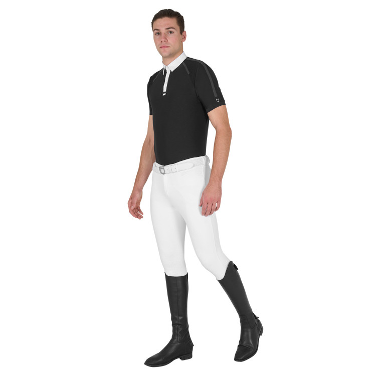 Wedstrijdpolo Heren Korte Mouwen met Knopen Equestro Wedstrijdpolo Heren Korte Mouwen met Knopen Equestro