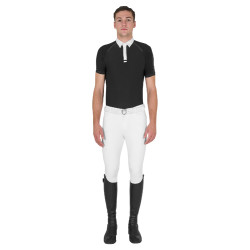 Wedstrijdpolo Heren Korte Mouwen met Knopen Equestro Wedstrijdpolo Heren Korte Mouwen met Knopen Equestro