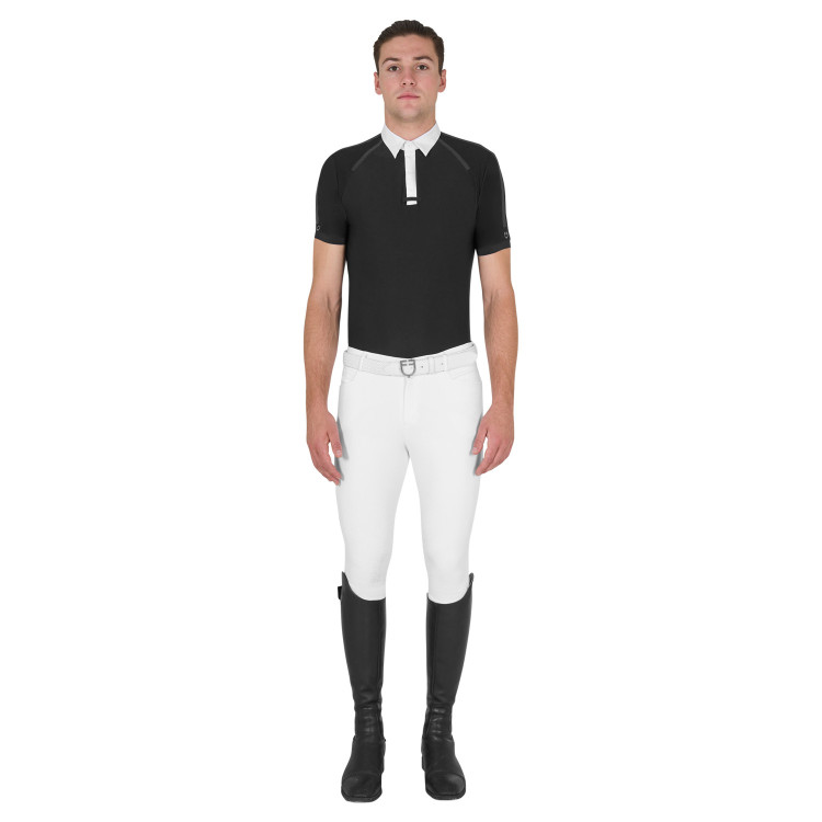 Wedstrijdpolo Heren Korte Mouwen met Knopen Equestro Wedstrijdpolo Heren Korte Mouwen met Knopen Equestro