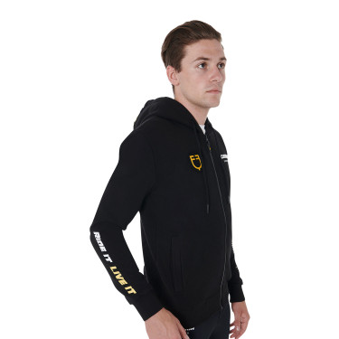 Herenhoodie Scuderia Equestro Equestro Zwart