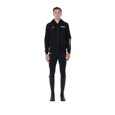 Herenhoodie Scuderia Equestro Equestro Zwart