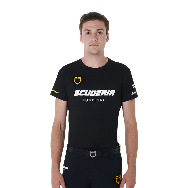 T-shirt van Katoen Heren Scuderia Equestro Equestro