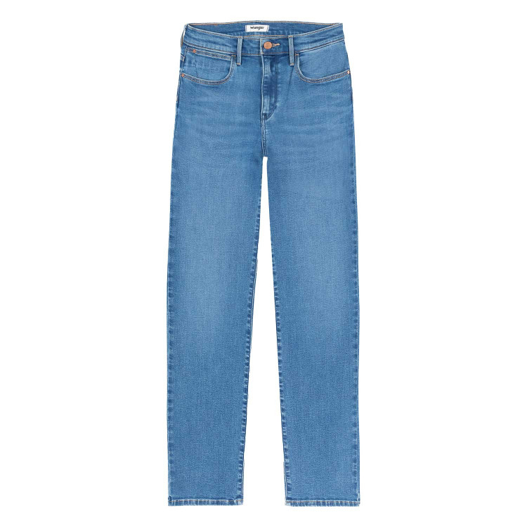 Jean Wrangler Model Straight Aurelia Wash Wrangler