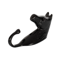 Aluminium Gekleurde Hoofdstelhouder Paardenhoofd Umbria Equitazione Zwart Aluminium Gekleurde Hoofdstelhouder Paardenhoofd Umbria Equitazione Zwart