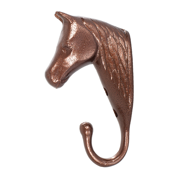 Aluminium Gekleurde Hoofdstelhouder Paardenhoofd Umbria Equitazione Aluminium Gekleurde Hoofdstelhouder Paardenhoofd Umbria Equitazione