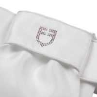 Dressuurstropdas met Strass-logo Equestro Wit / wit