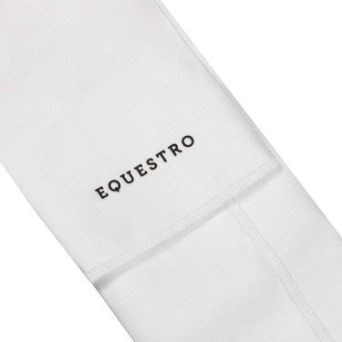 Dressuurstropdas met Strass-logo Equestro Wit / wit