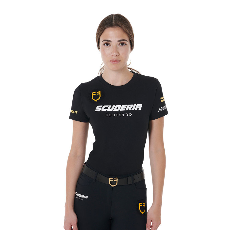 Dames T-shirt Scuderia Equestro van Katoen Equestro