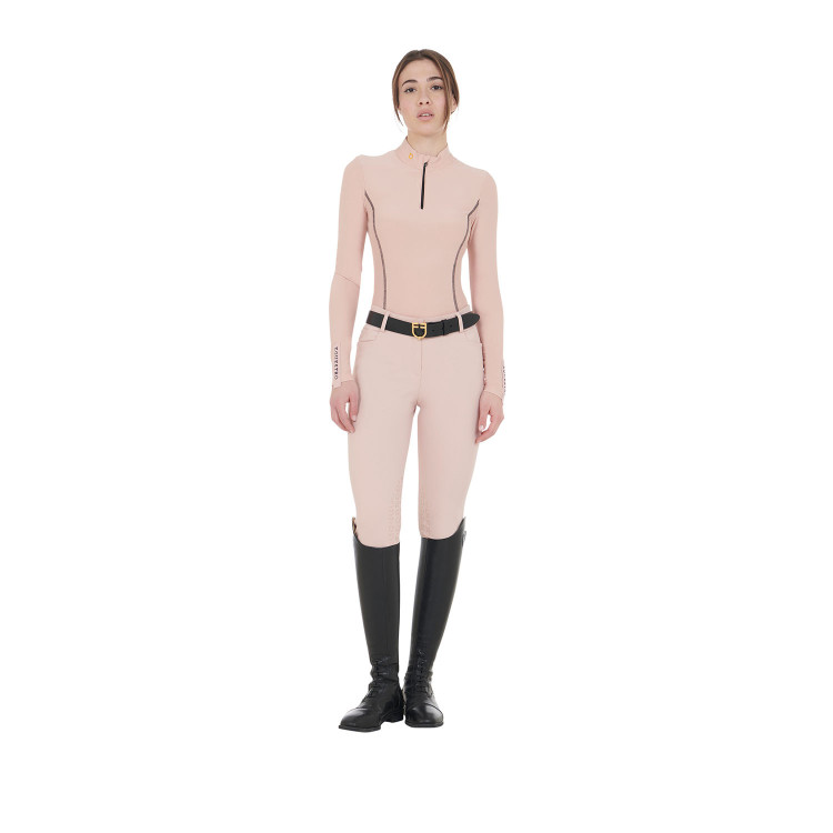 Dames Trainingspolo Lange Mouwen Equestro Dames Trainingspolo Lange Mouwen Equestro