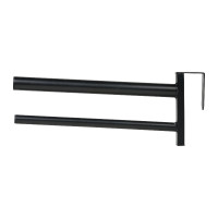 Draagbare dubbele staaf zadelhouder Horze Zwart