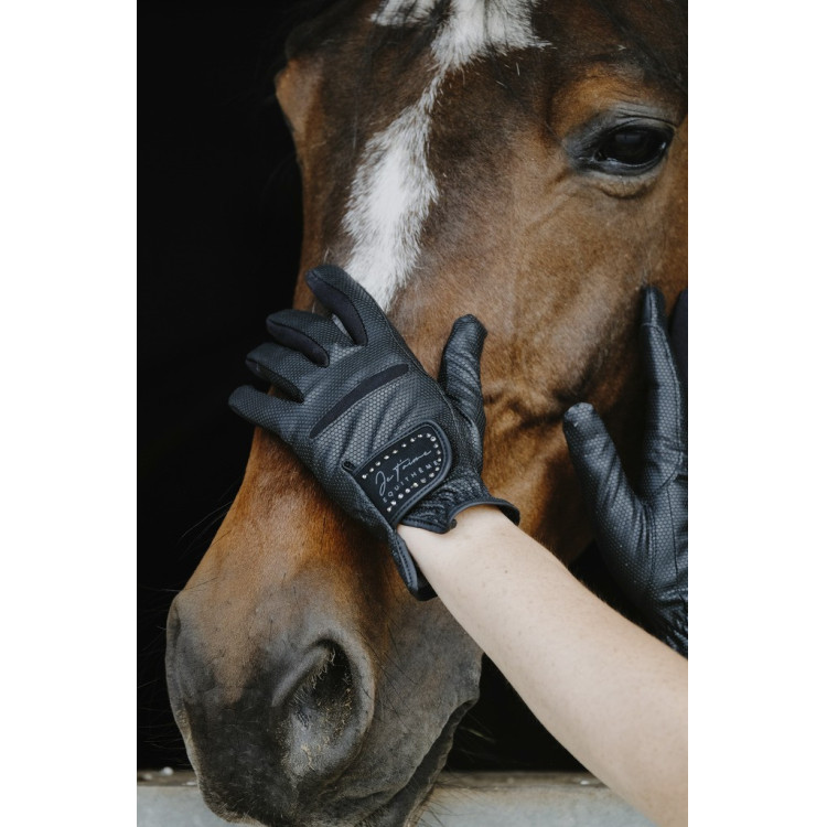 Handschoenen Ik hou van je Equithème Strass Handschoenen Ik hou van je Equithème Strass