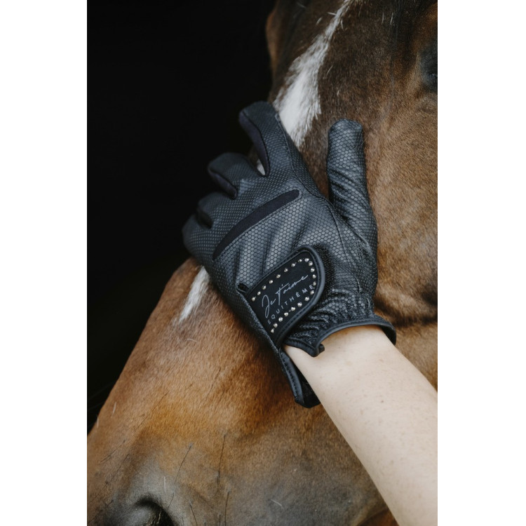 Handschoenen Ik hou van je Equithème Strass Handschoenen Ik hou van je Equithème Strass