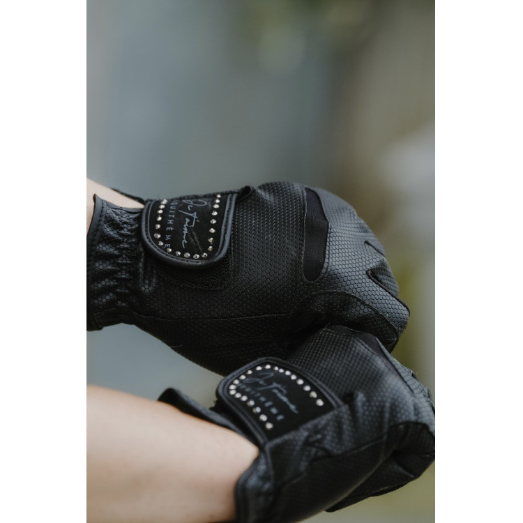 Handschoenen Ik hou van je Equithème Strass Handschoenen Ik hou van je Equithème Strass