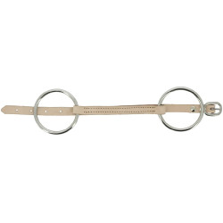 Mors en cuir Feeling avec gourmette