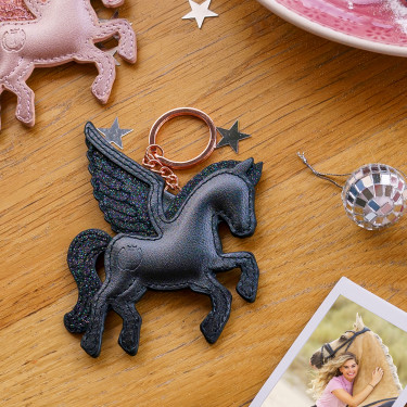 Sleutelhanger Imperial Riding Key To My Horse Metallic zwart