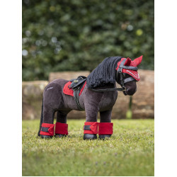 Zadeldek voor speelgoed Mini Pony LeMieux Chili Rood Zadeldek voor speelgoed Mini Pony LeMieux Chili Rood