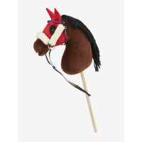 Lycra Hobby Horse Hoofdkap LeMieux Chilli Rood Lycra Hobby Horse Hoofdkap LeMieux Chilli Rood