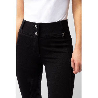 Broek met volledige grip voor alle seizoenen Horze Mira Zwart