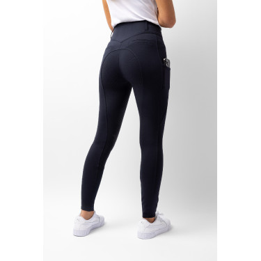 Broek met volledige grip voor alle seizoenen Horze Mira Donker marineblauw