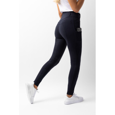 Broek met volledige grip voor alle seizoenen Horze Mira Donker marineblauw