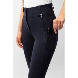 Broek met volledige grip voor alle seizoenen Horze Mira Donker marineblauw