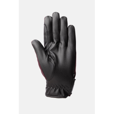 All-season rijhandschoenen Young Rider Perla Horze Fudge / kastanjebruin Bordeaux