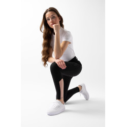 Horze hoge taille broek Young Rider Alena dames Zwarte schoonheid