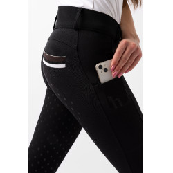Horze hoge taille broek Young Rider Alena dames Zwarte schoonheid