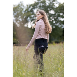 Horze hoge taille broek Young Rider Alena dames Zwarte schoonheid