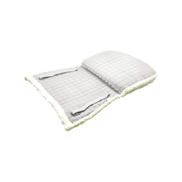 Schokdemper van Katoen en Synthetische Fleecewol Burioni Wit