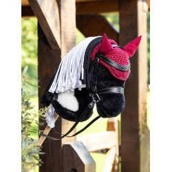 Bonnet voor hobby horse LeMieux Gloed Bordeaux