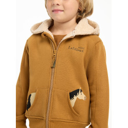 LeMieux Zip Through Mini Charlie hoodie Gember Bruin