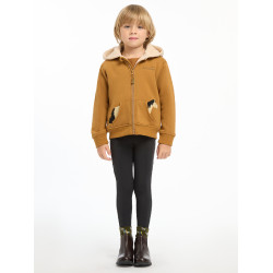 LeMieux Zip Through Mini Charlie hoodie Gember Bruin