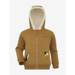 LeMieux Zip Through Mini Charlie hoodie Gember Bruin