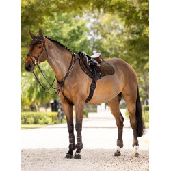 LeMieux Suede Close Contact Vierkant Zadeldek Alpine Bruin LeMieux Suede Close Contact Vierkant Zadeldek Alpine Bruin