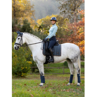 LeMieux Loire Classic Dressuur Vierkant Petrol Blauw LeMieux Loire Classic Dressuur Vierkant Petrol Blauw